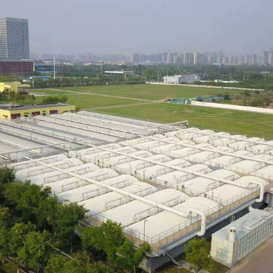 FRP products installed at a wastewater treatment plant in Shanghai